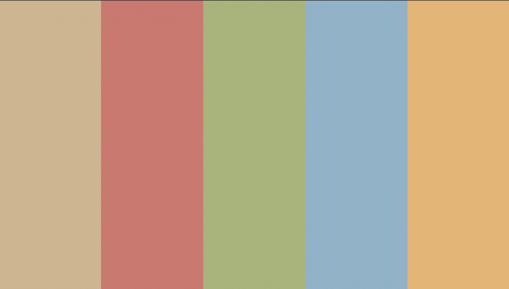 palette de couleur pastel
