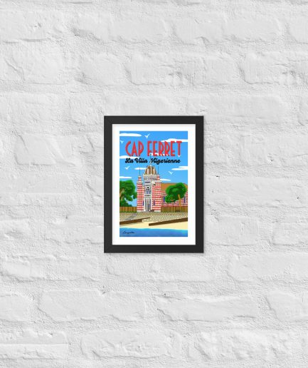 poster chapelle de la villa algerienne cap ferret