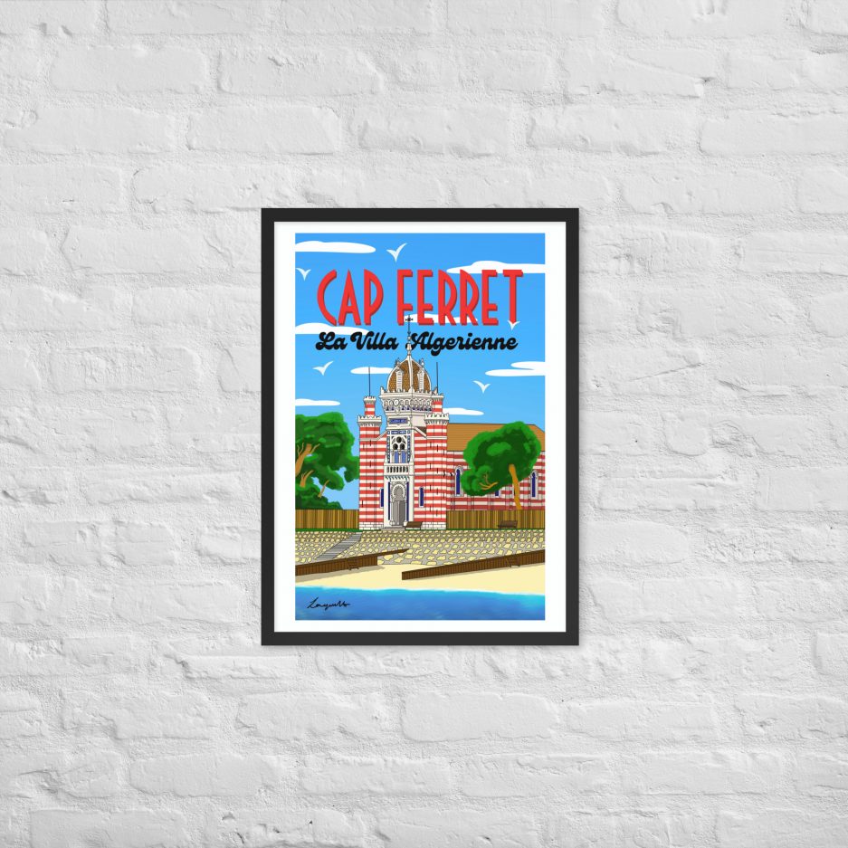 poster chapelle de la villa algerienne cap ferret