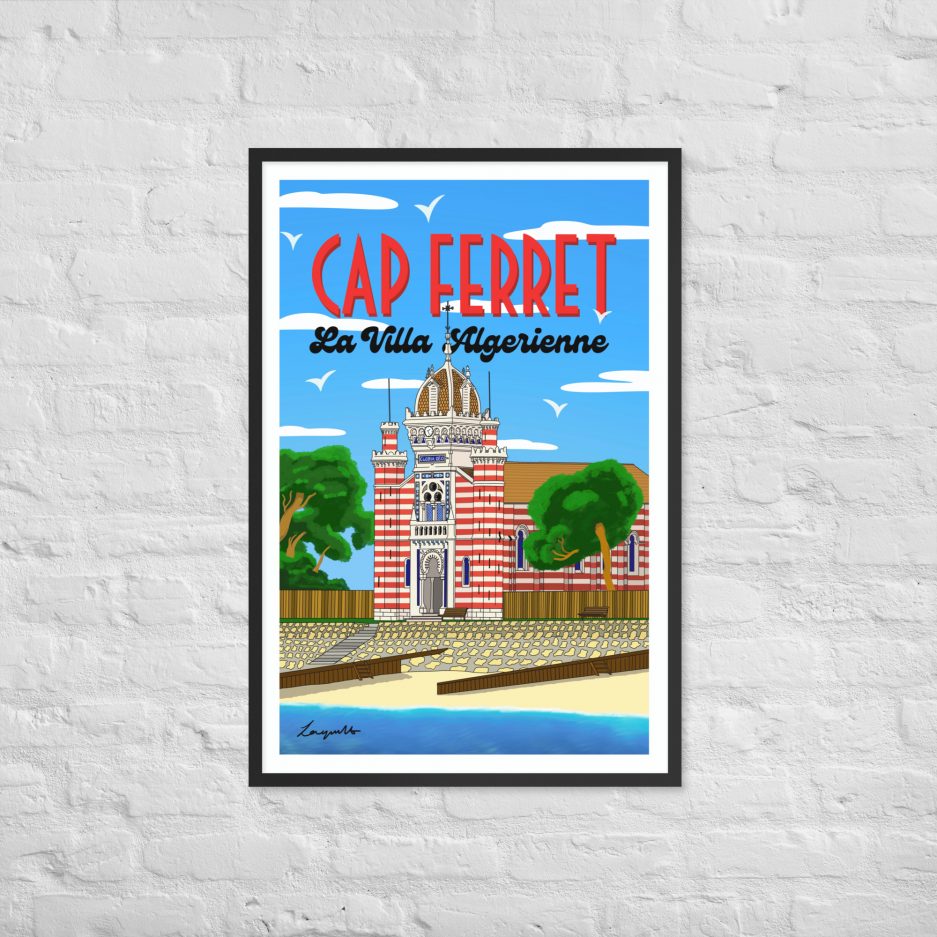 poster chapelle de la villa algerienne cap ferret