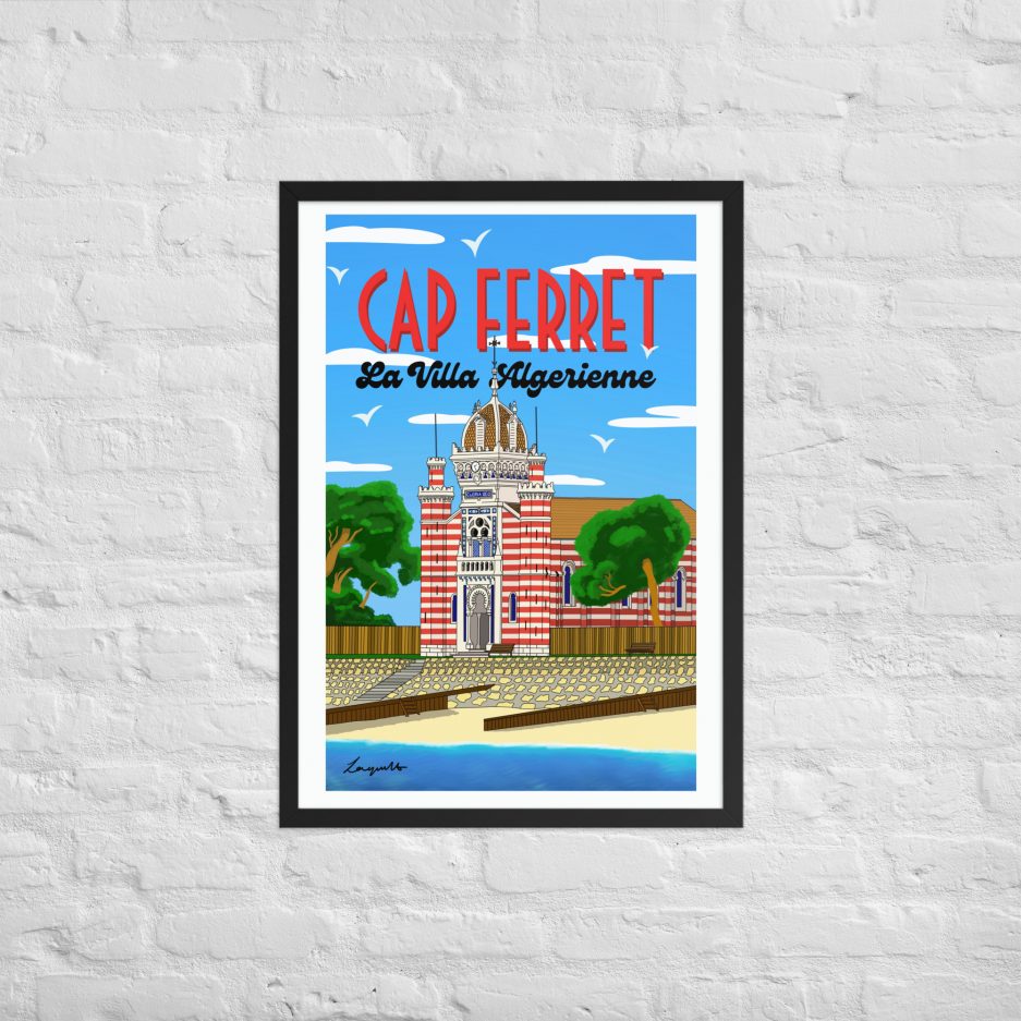 poster chapelle de la villa algerienne cap ferret