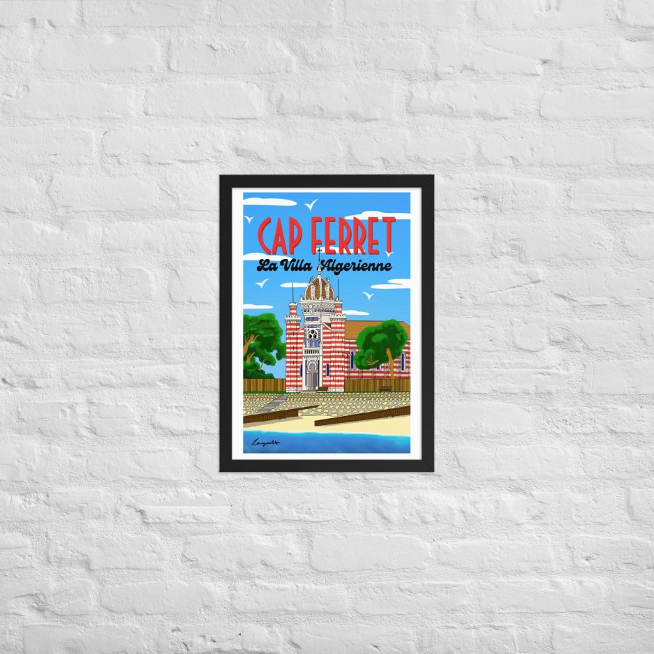 poster chapelle de la villa algerienne cap ferret