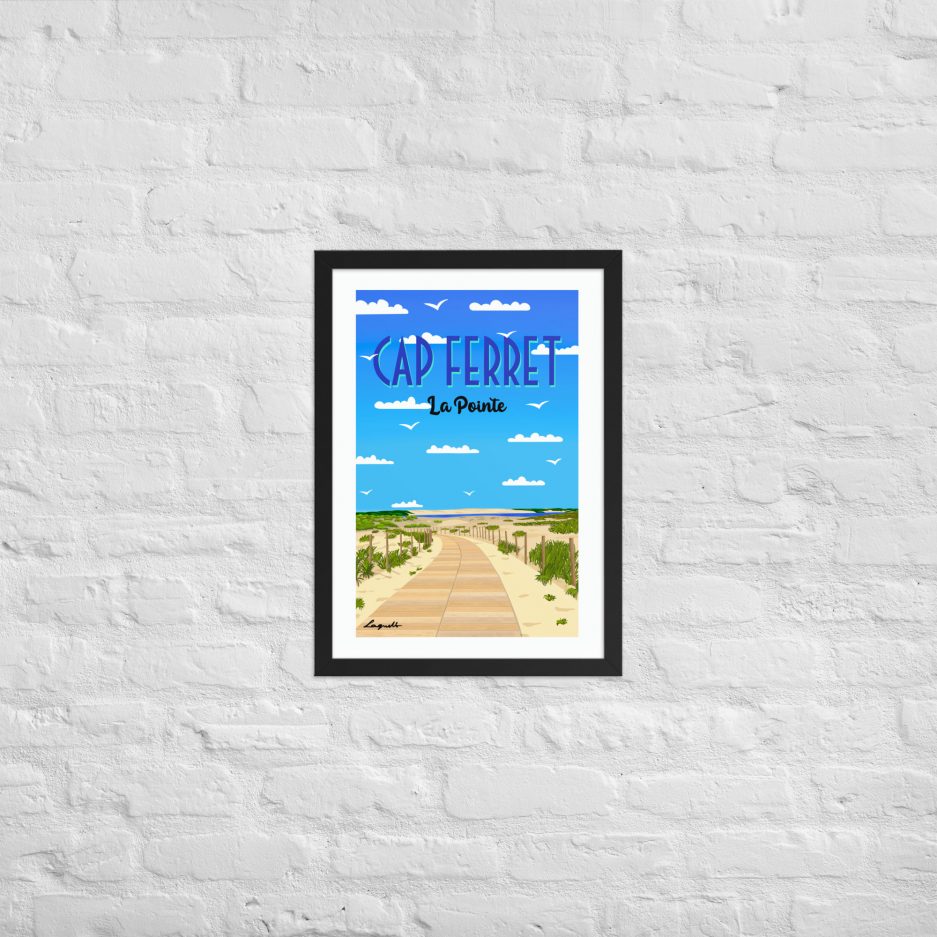 poster la pointe du cap ferret