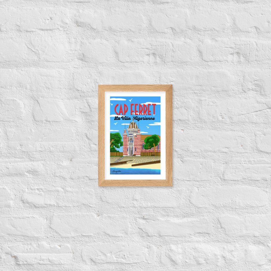 poster chapelle de la villa algerienne cap ferret