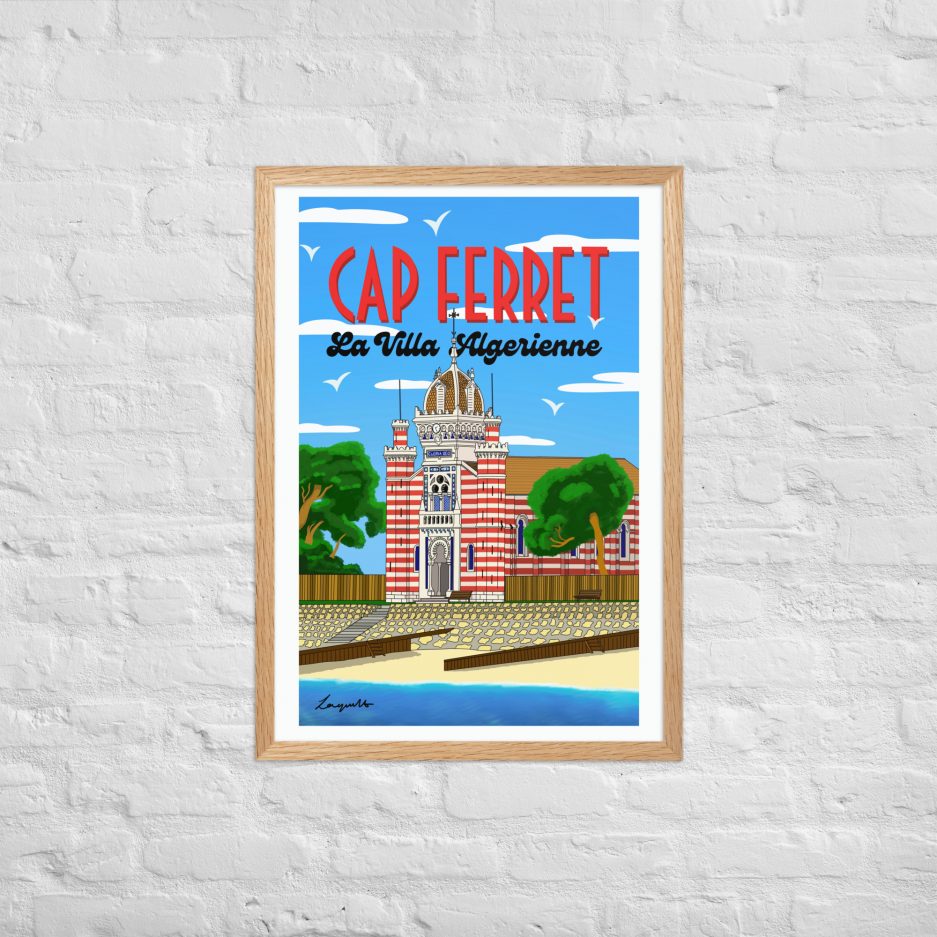 poster chapelle de la villa algerienne cap ferret