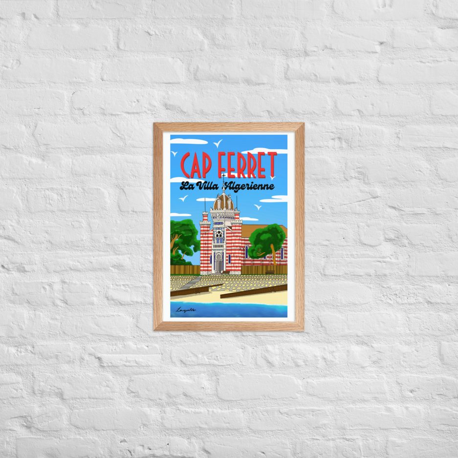 poster chapelle de la villa algerienne cap ferret