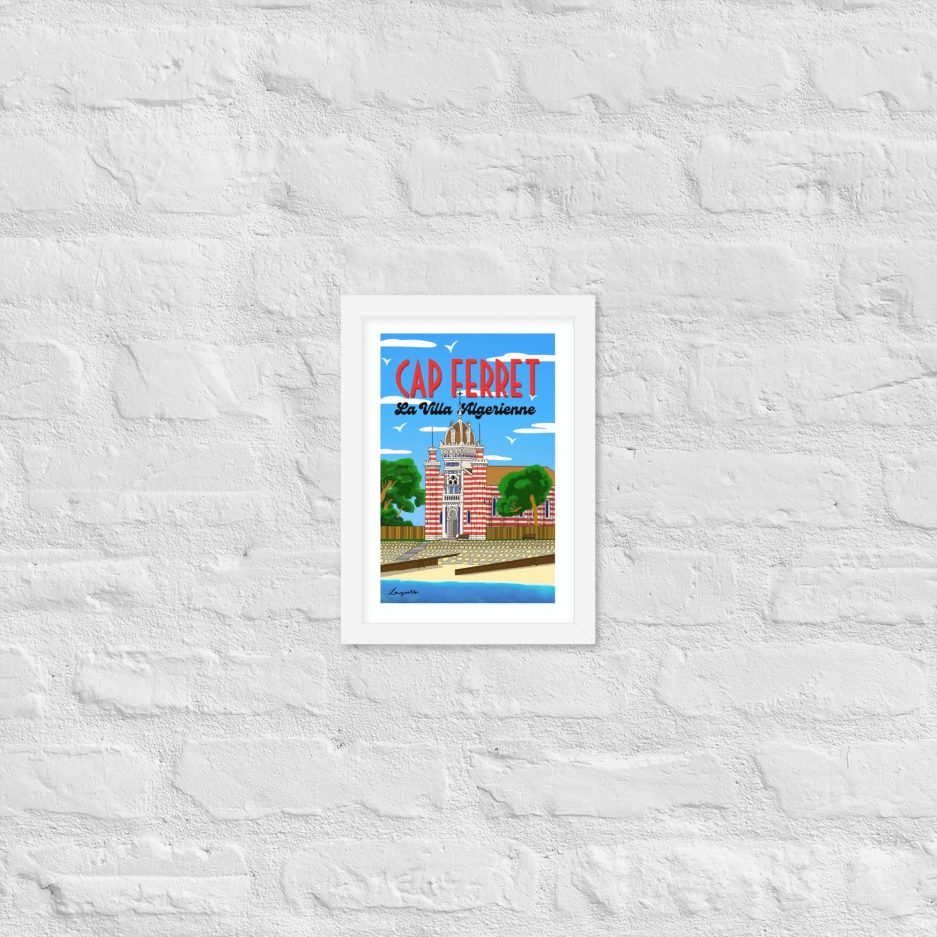 poster chapelle de la villa algerienne cap ferret