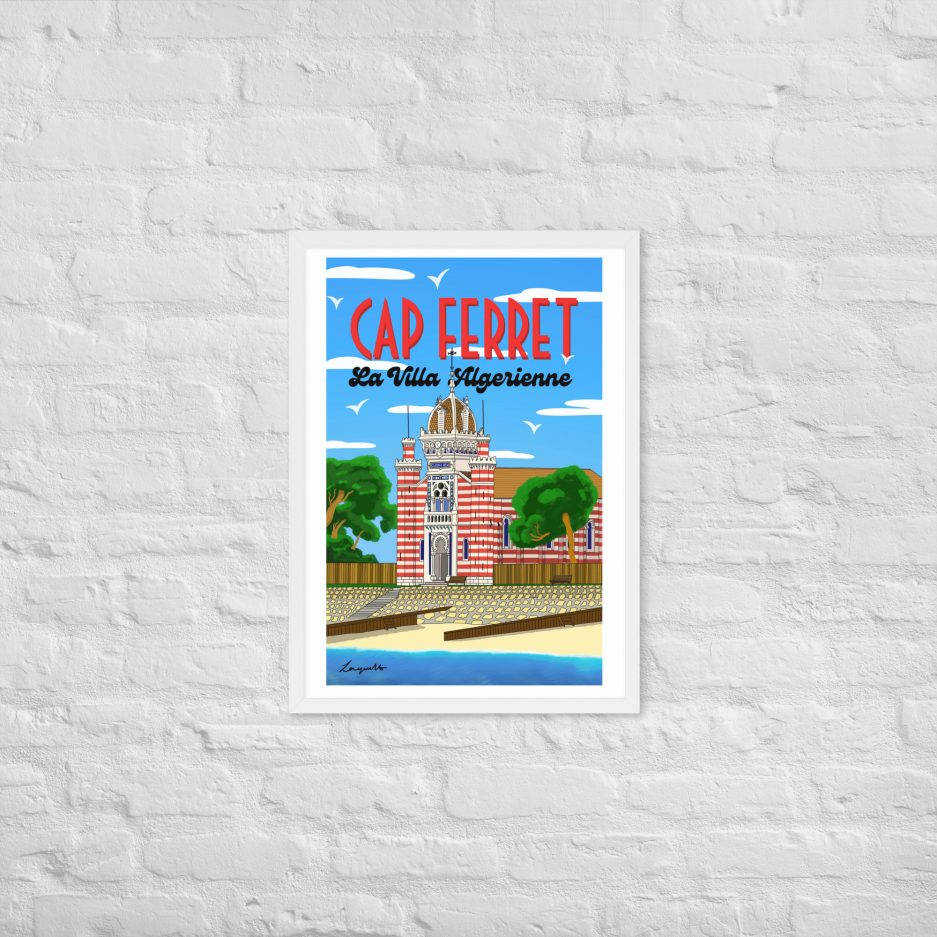 poster chapelle de la villa algerienne cap ferret