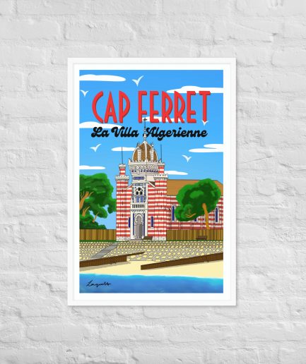 poster chapelle de la villa algerienne cap ferret