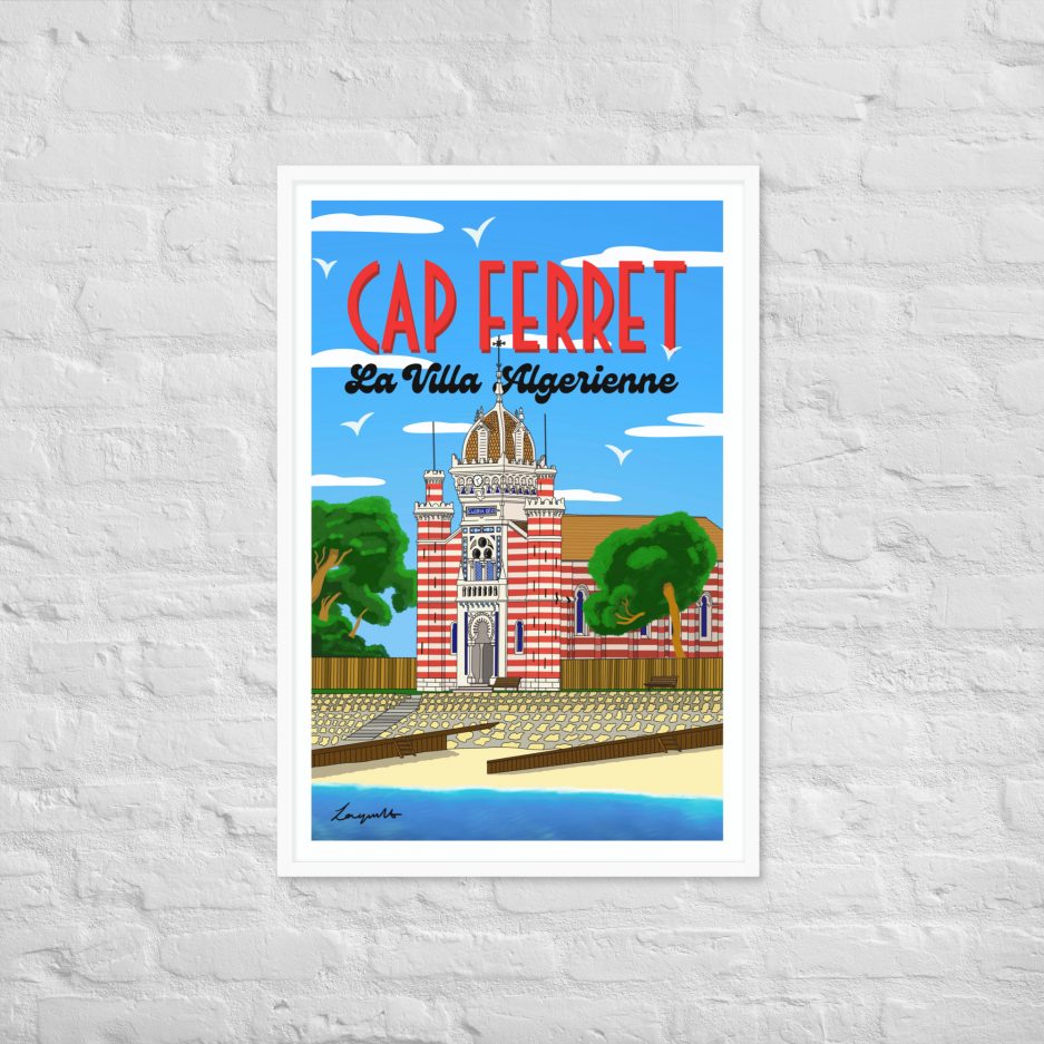 poster chapelle de la villa algerienne cap ferret