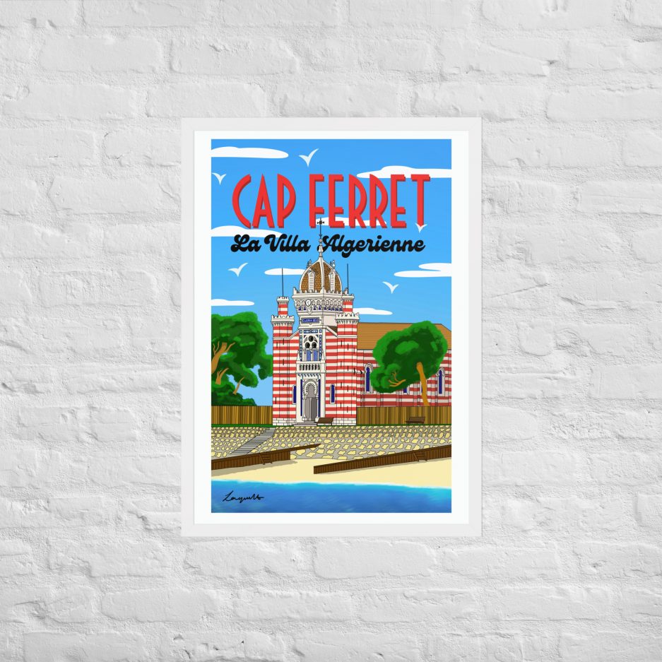 poster villa algerienne cap ferret