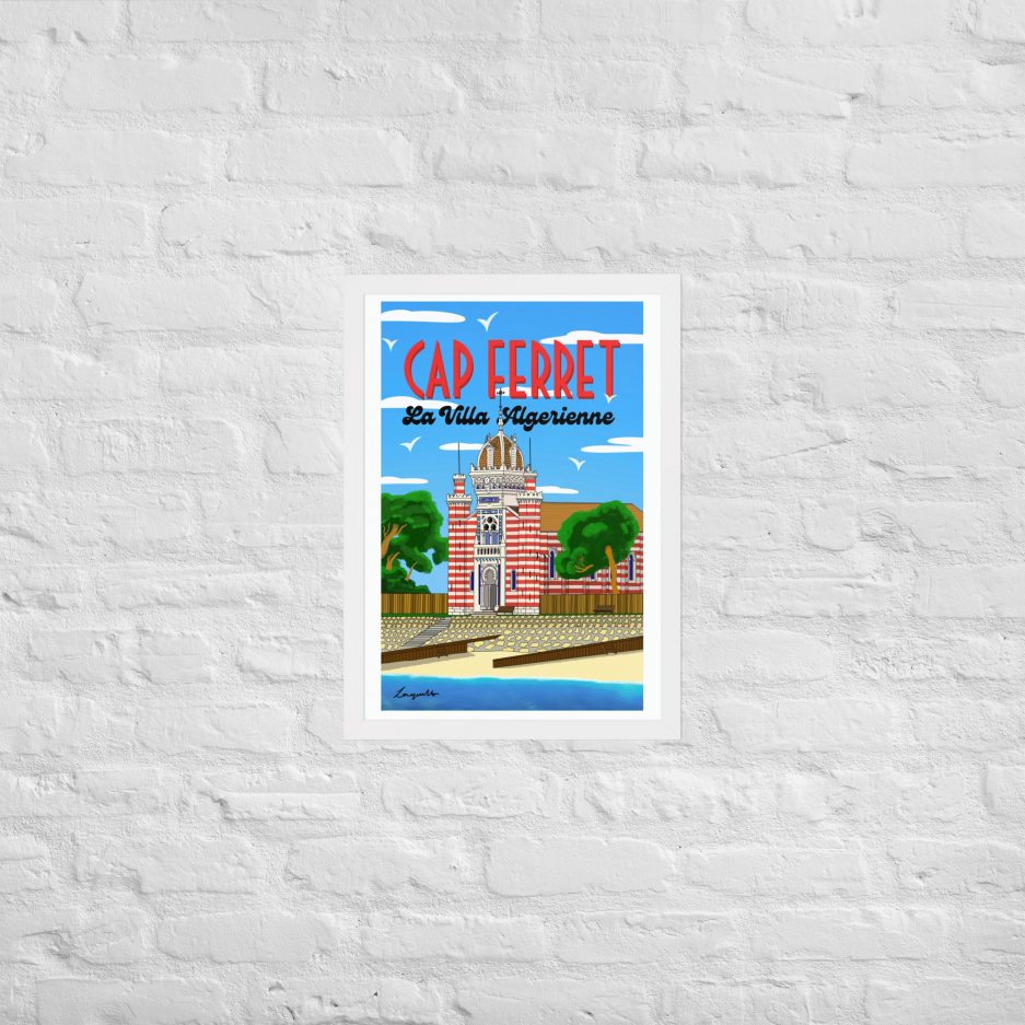 poster villa algerienne cap ferret