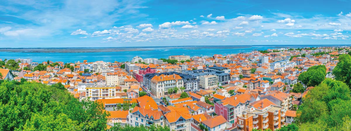 bannière ville d'hiver arcachon vu hauteur