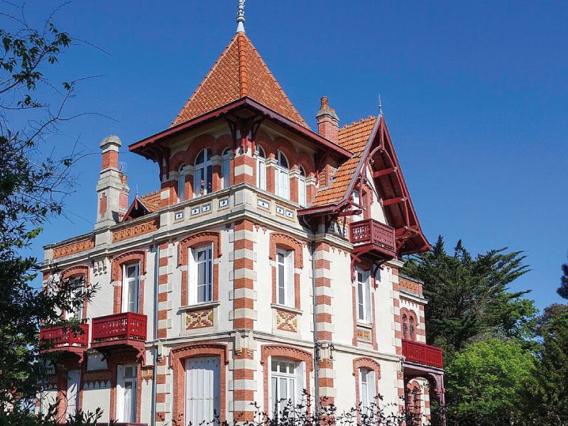 villa teresa arcachon de face ciel bleu
