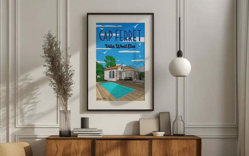 tableau personnalisé laguilb villa cap ferret